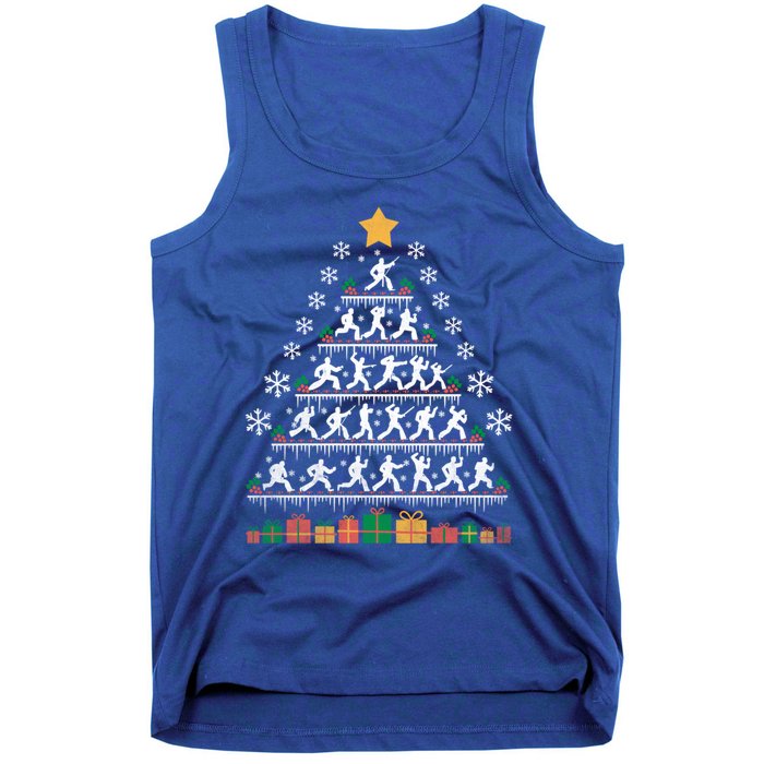 Taekwondo Christmas Tree Martial Artist Martial Arts Tkd Gift Tank Top