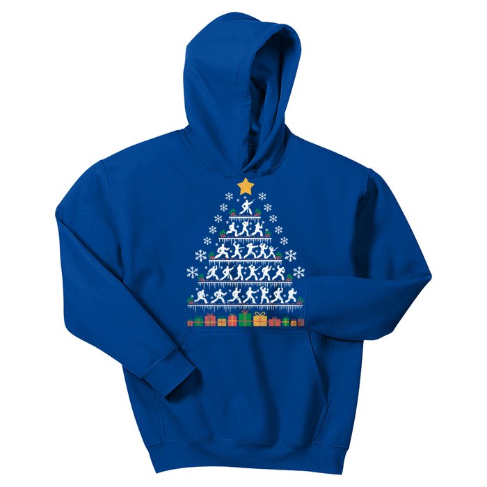 Taekwondo Christmas Tree Martial Artist Martial Arts Tkd Gift Kids Hoodie