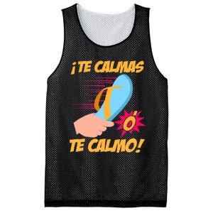 Te Calmas Ó Te Calmo Funny Spanish Funny Latina Mom Mesh Reversible Basketball Jersey Tank