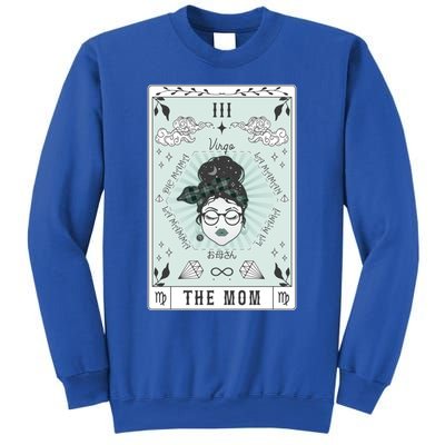 Tarot Card The Mom Virgo Zodiac Birthday Celestial Cool Gift Sweatshirt