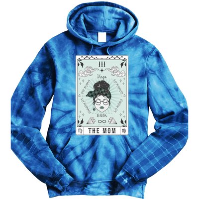 Tarot Card The Mom Virgo Zodiac Birthday Celestial Cool Gift Tie Dye Hoodie