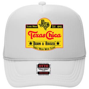 Texas Chica High Crown Mesh Back Trucker Hat