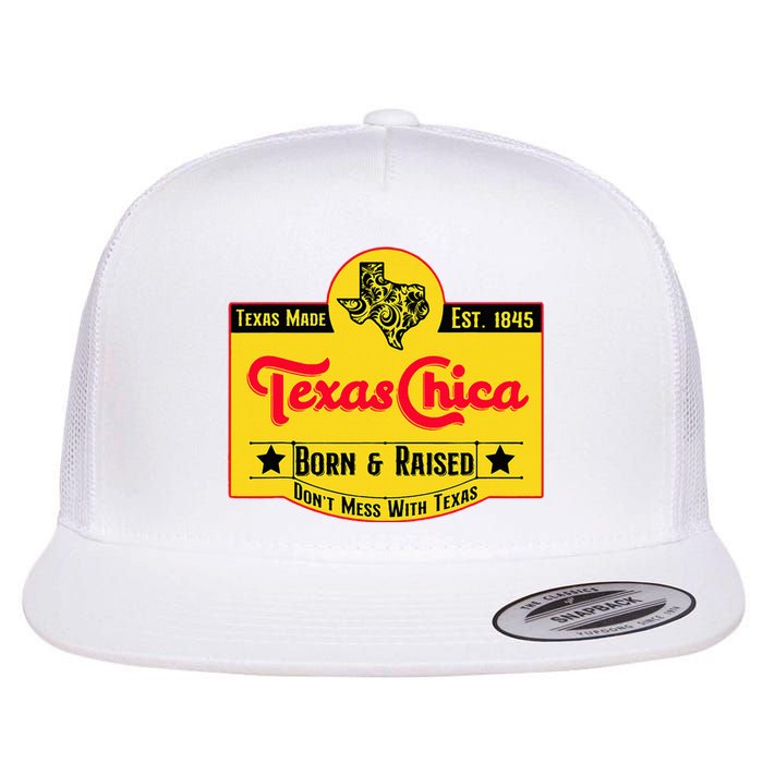 Texas Chica Flat Bill Trucker Hat