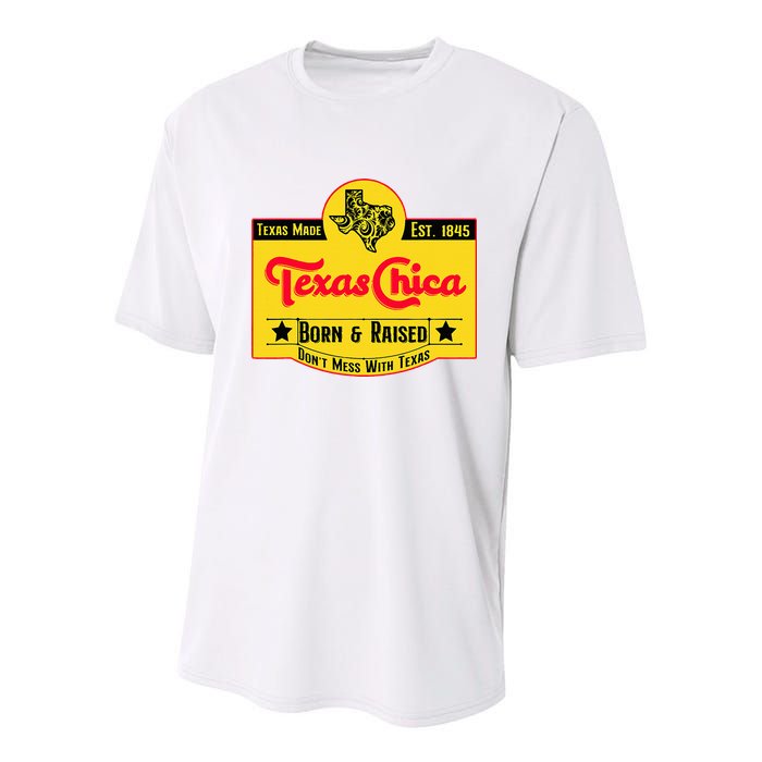 Texas Chica Youth Performance Sprint T-Shirt