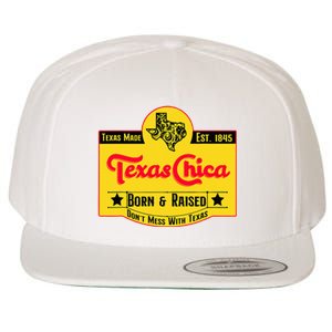 Texas Chica Wool Snapback Cap