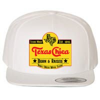 Texas Chica Wool Snapback Cap