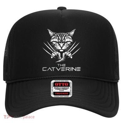 The Catverine High Crown Mesh Back Trucker Hat