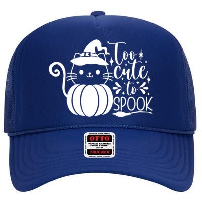 Too Cute To Spook High Crown Mesh Back Trucker Hat