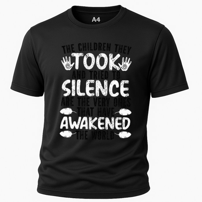 The Children They Took Orange Day Indigenous Children Cooling Performance Crew T-Shirt