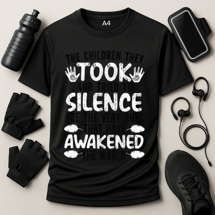 The Children They Took Orange Day Indigenous Children Cooling Performance Crew T-Shirt