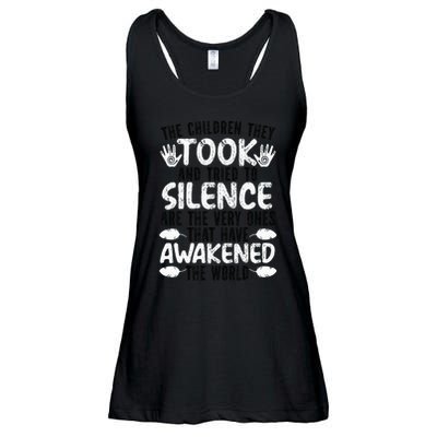 The Children They Took Orange Day Indigenous Children Ladies Essential Flowy Tank
