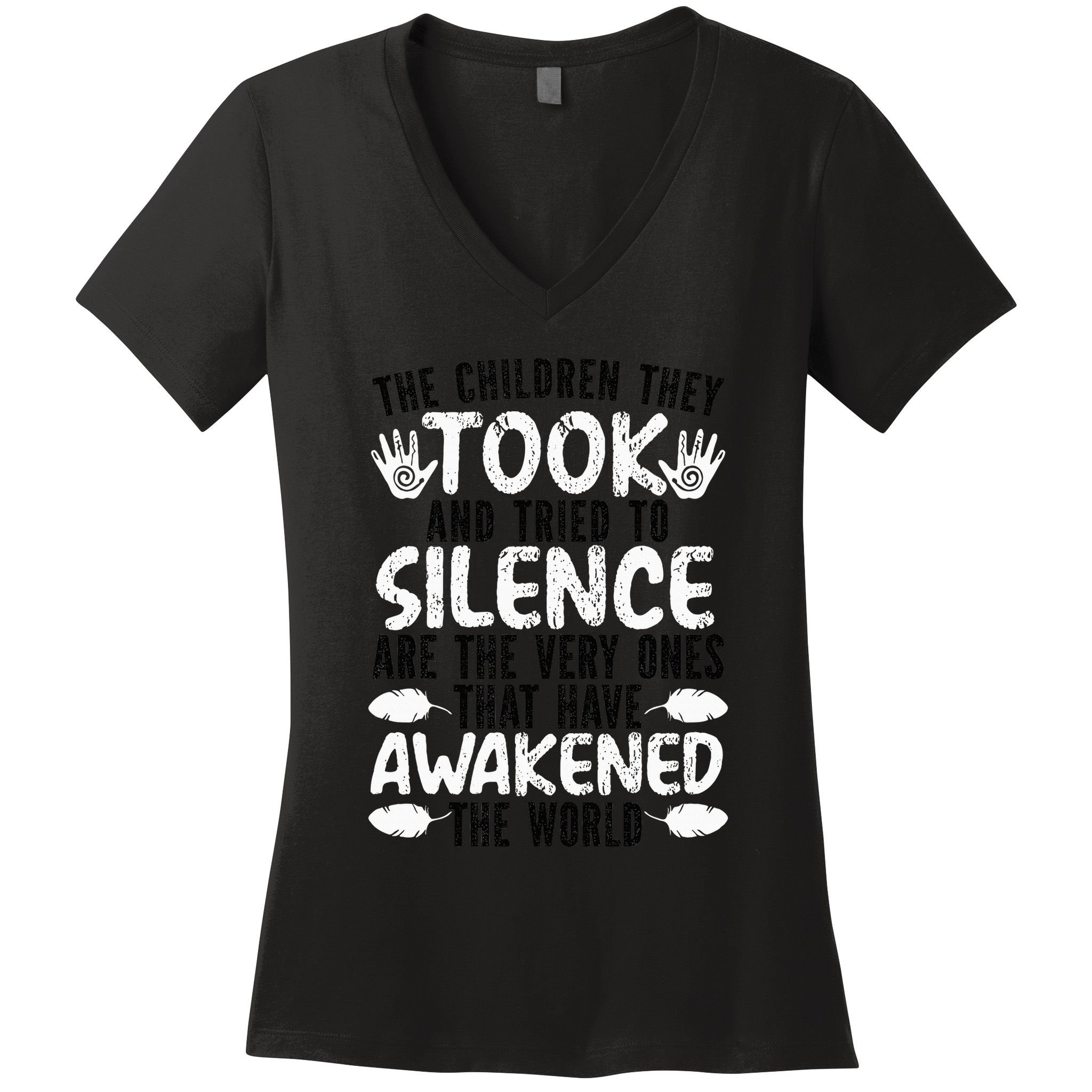 The Children They Took Orange Day Indigenous Children Women's V-Neck T-Shirt
