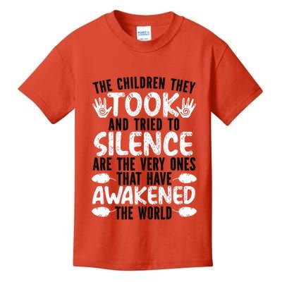 The Children They Took Orange Day Indigenous Children Kids T-Shirt