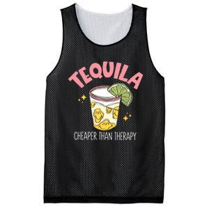 Tequila Cheape Than Therapy Funny Tequila Drinking Mexican Mesh Reversible Basketball Jersey Tank