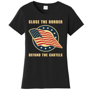 Texas Close The Border Conservative Patriotic Women's T-Shirt