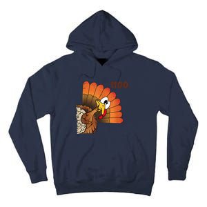 Thanksgiving Cute Turkey Moo IM A Cow Tall Hoodie