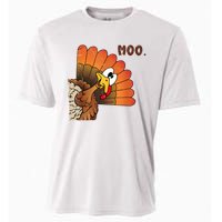 Thanksgiving Cute Turkey Moo IM A Cow Cooling Performance Crew T-Shirt