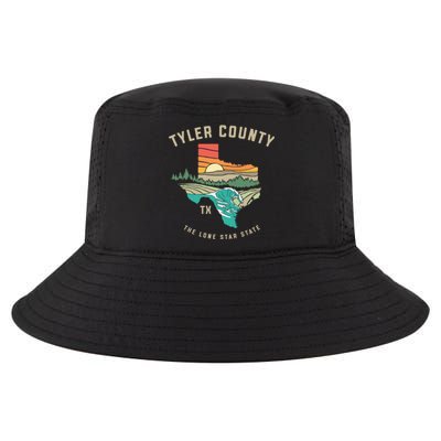 Tyler County Texas Outdoors Vintage Nature Design Cool Gift Cool Comfort Performance Bucket Hat