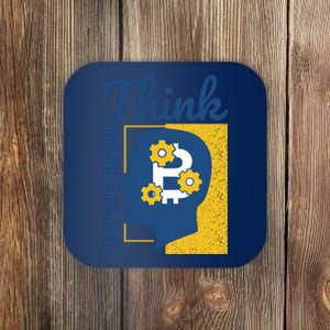 Think Cryptocurrency Coaster