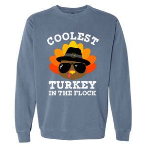 Thanksgiving Coolest Turkey Garment-Dyed Sweatshirt