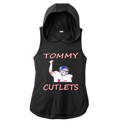 Tommy Cutlets Ladies PosiCharge Tri-Blend Wicking Draft Hoodie Tank