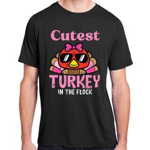 Thanksgiving Cutest Turkey Flock Adult ChromaSoft Performance T-Shirt