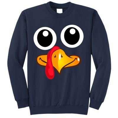 Thanksgiving Cute Turkey Face Sweatshirt