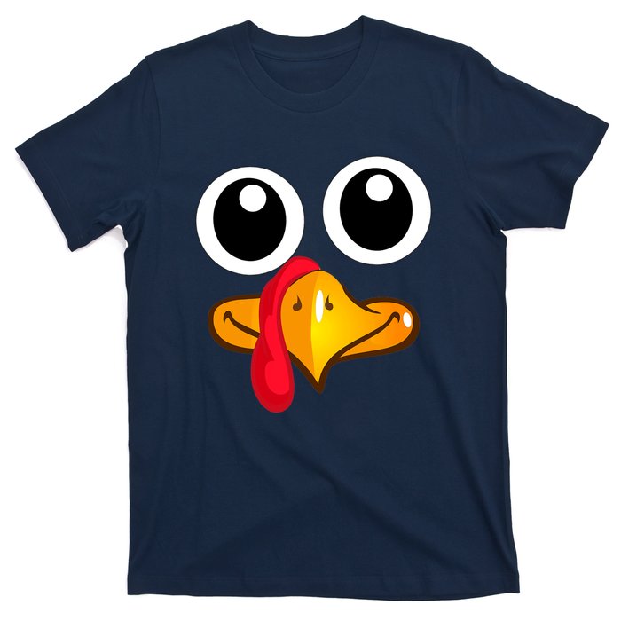 Thanksgiving Cute Turkey Face T-Shirt