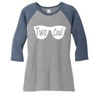 Two Cool Women's Tri-Blend 3/4-Sleeve Raglan Shirt