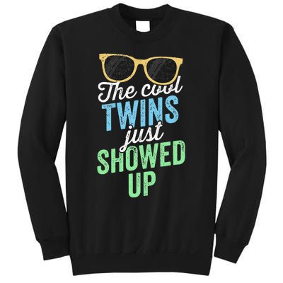 The Cool Twins Just Showed Up Sister Brother School Sweatshirt