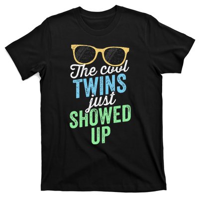 The Cool Twins Just Showed Up Sister Brother School T-Shirt