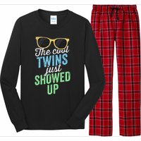 The Cool Twins Just Showed Up Sister Brother School Long Sleeve Pajama Set