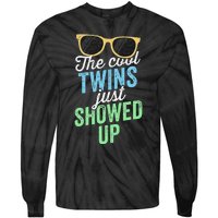 The Cool Twins Just Showed Up Sister Brother School Tie-Dye Long Sleeve Shirt