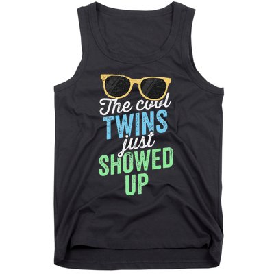 The Cool Twins Just Showed Up Sister Brother School Tank Top