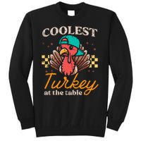 Thanksgiving Coolest Turkey At Table Sweatshirt