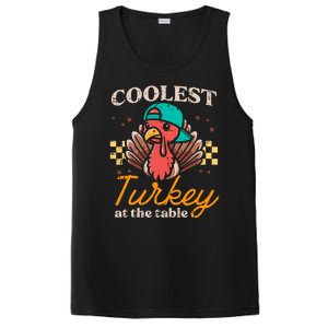 Thanksgiving Coolest Turkey At Table PosiCharge Competitor Tank