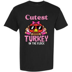 Thanksgiving Cutest Turkey Flock Garment-Dyed Heavyweight T-Shirt