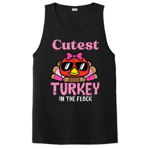 Thanksgiving Cutest Turkey Flock PosiCharge Competitor Tank