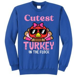 Thanksgiving Cutest Turkey Flock Sweatshirt