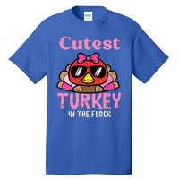 Thanksgiving Cutest Turkey Flock Tall T-Shirt