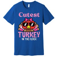 Thanksgiving Cutest Turkey Flock Premium T-Shirt