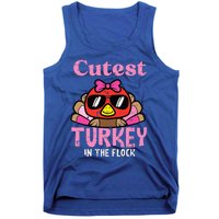 Thanksgiving Cutest Turkey Flock Tank Top