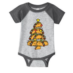 Taco Christmas Tree Xmas Mexican Food Infant Baby Jersey Bodysuit