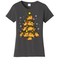 Taco Christmas Tree Xmas Mexican Food Women's T-Shirt