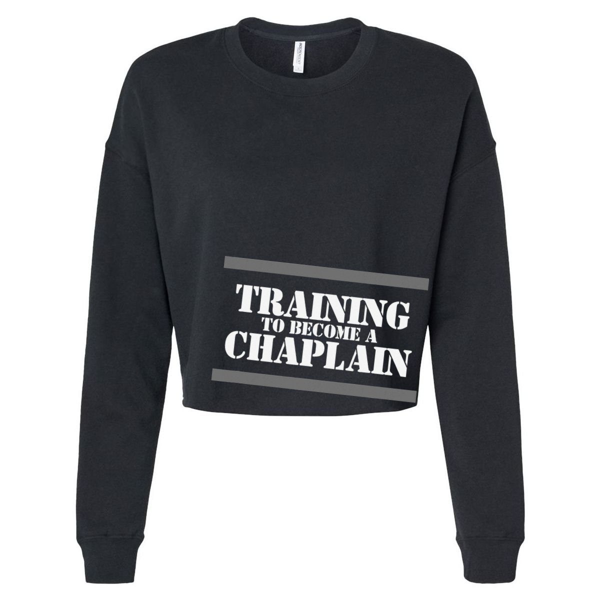Training Chaplain Cropped Pullover Crew