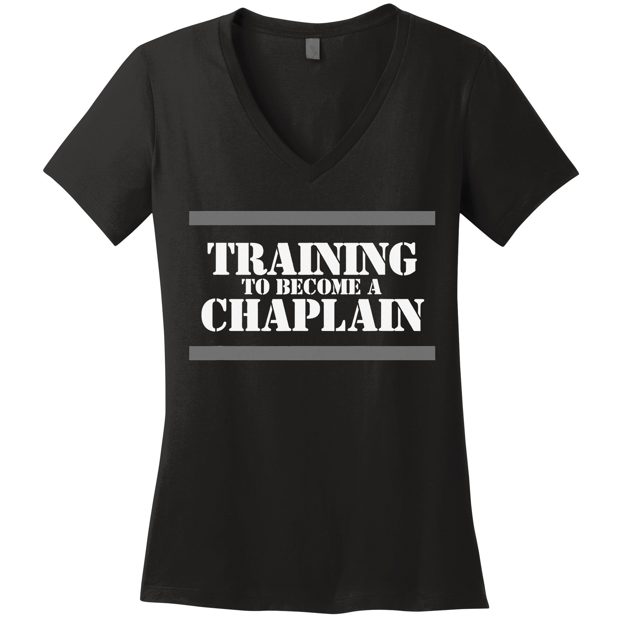 Training Chaplain Women's V-Neck T-Shirt