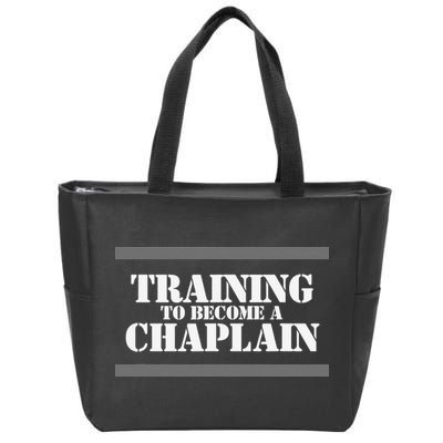 Training Chaplain Zip Tote Bag