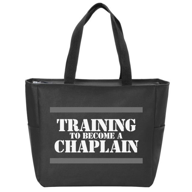 Training Chaplain Zip Tote Bag