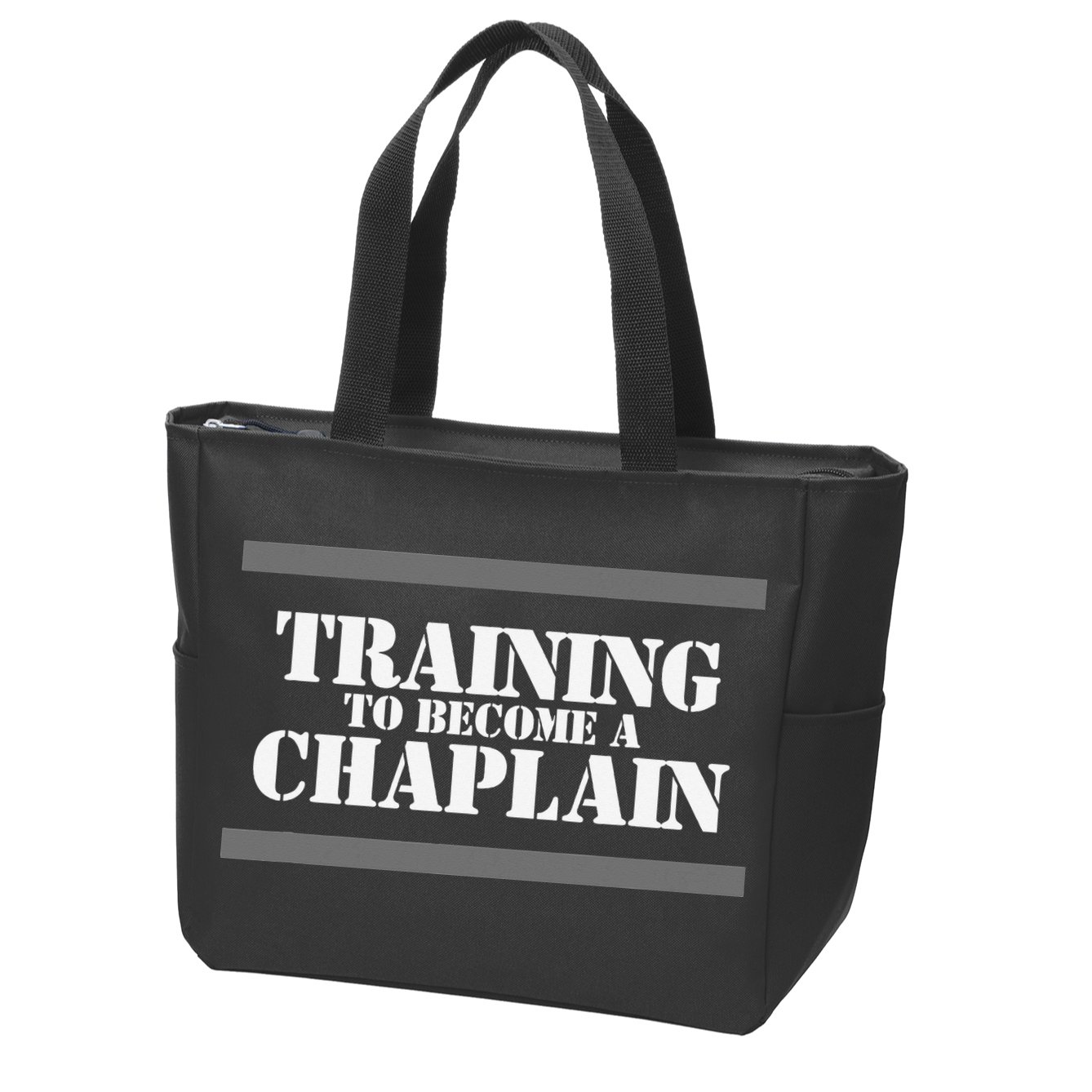 Training Chaplain Zip Tote Bag