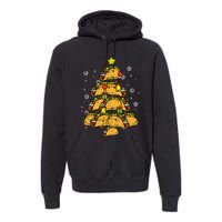 Taco Christmas Tree Xmas Mexican Food Premium Hoodie